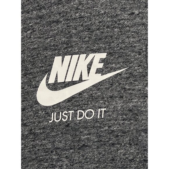 Nike Just Do It Long Sleeve Tunic Shirt Womens XS Crewneck Pullover Gray Active - Picture 3 of 8